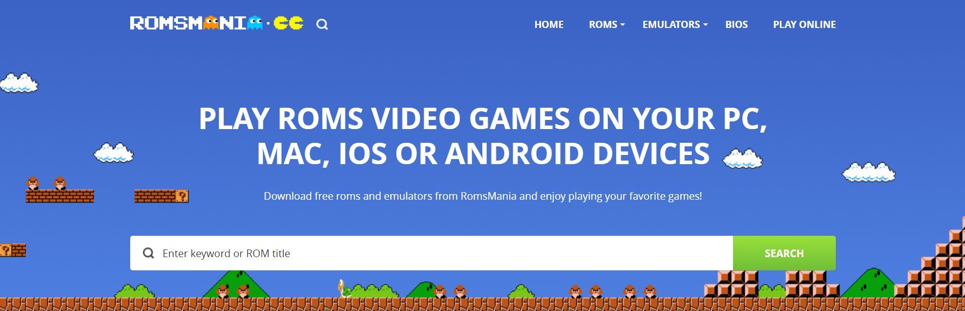 Roms Download, Best Free Emulator Games Site