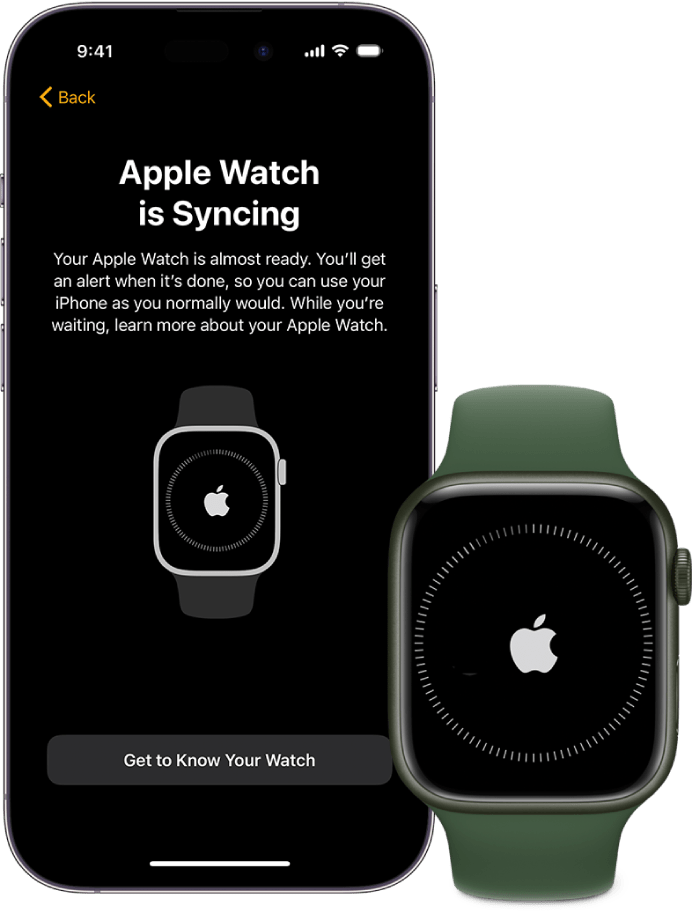 Re-pair your Apple Watch