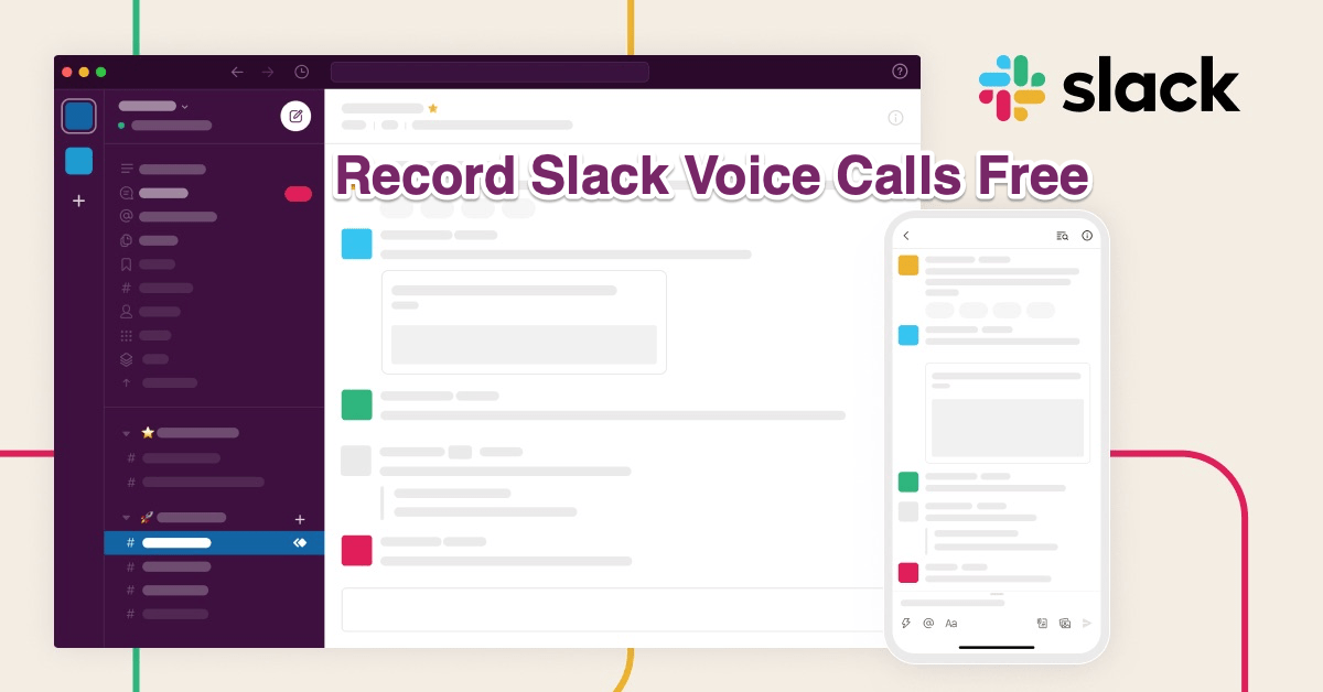 Record Slack Voice Calls Free on Mac