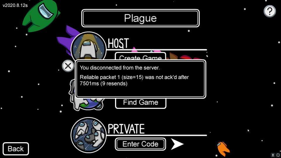How to Fix All Errors and Error Codes on Among Us  - 91