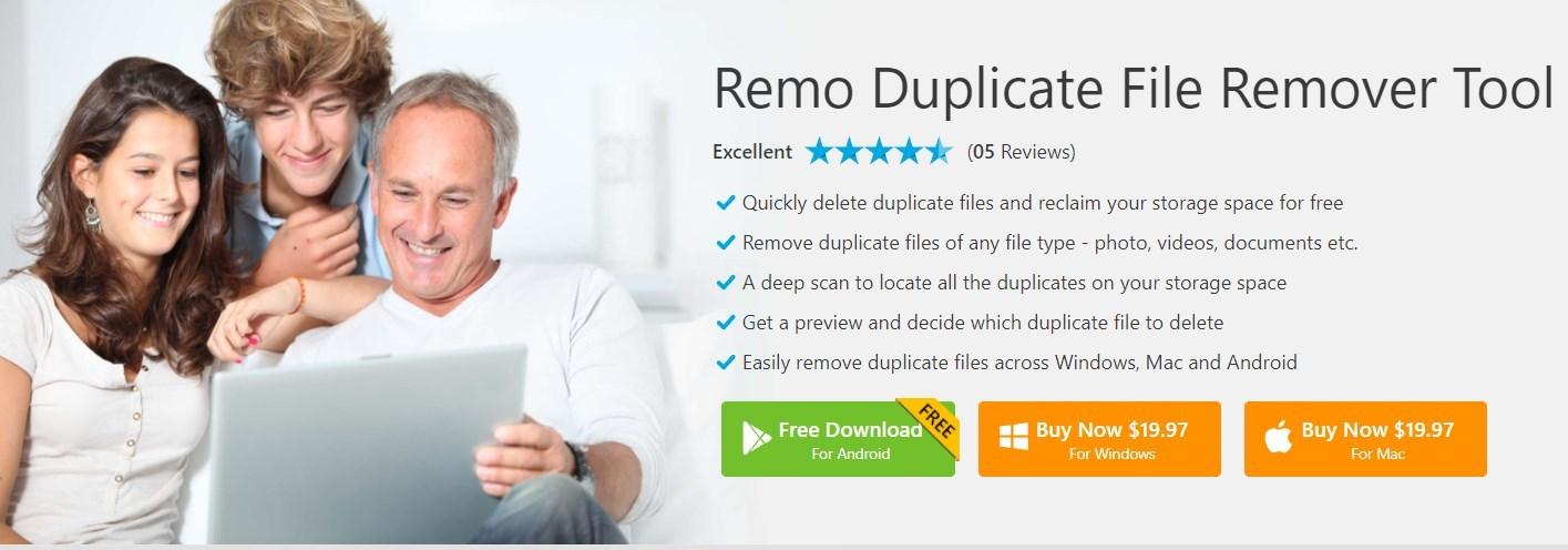 Remo Duplicare File Removal Tool