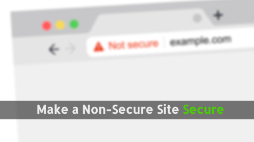 Remove Not Secure Chrome Warning