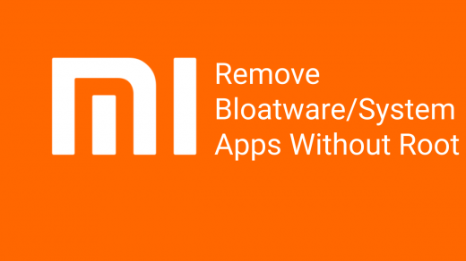 Remove System Apps Mi, Redmi, Poco without Root