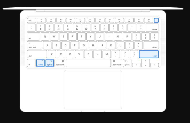 mac restart with keyboard