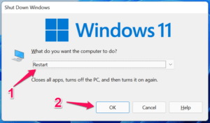 Restart Windows PC
