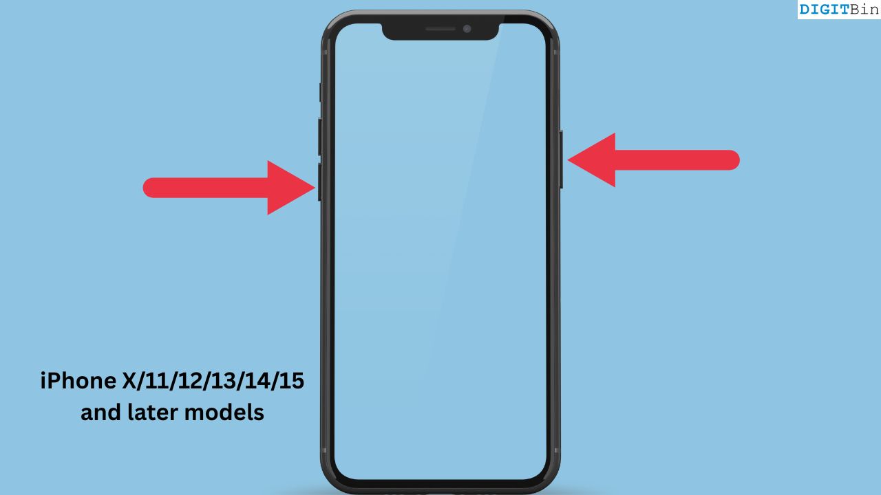 Restart iPhone 15