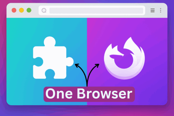 Run Chrome+Firefox Extension in One Browser