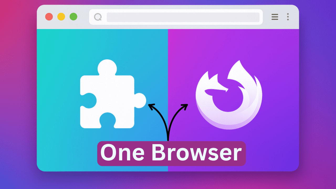 Run Chrome+Firefox Extension in One Browser