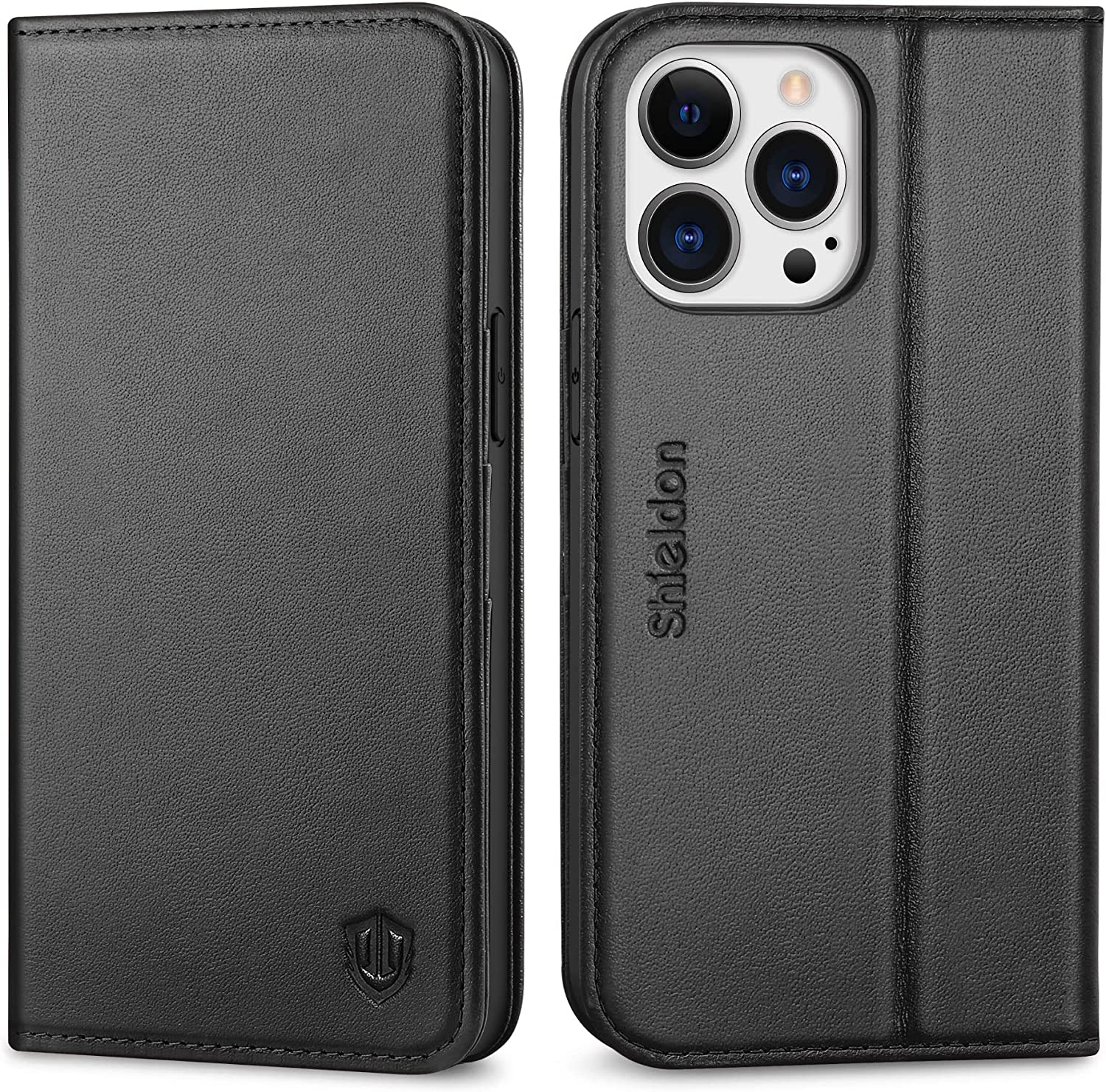 SHIELDON Genuine Leather Flip Case