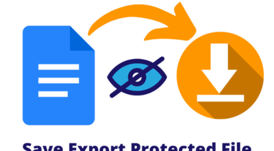 Save Download Disabled Google Docs Files