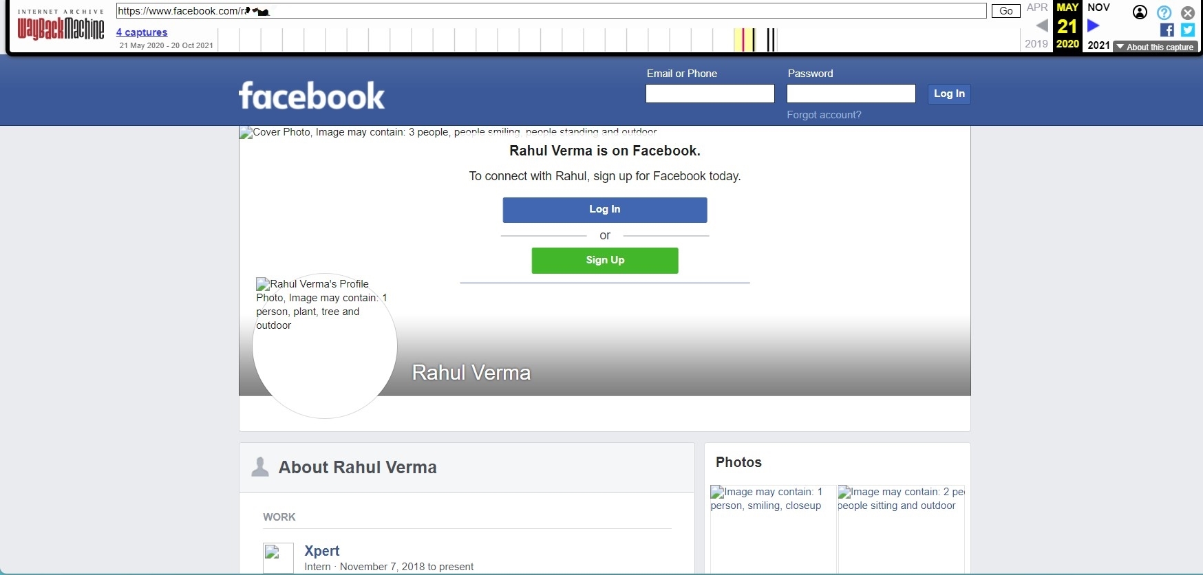 How to Use Wayback Machine to Find Facebook Account  - 33