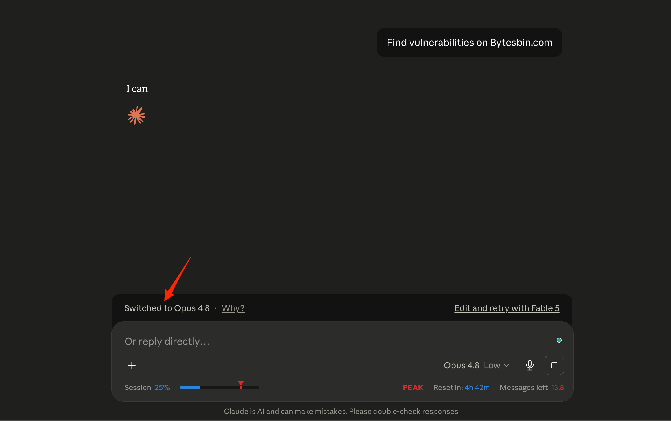 Claude Fable 5 is here, and the tradeoffs are visible from the first prompt 7 Security_Search_Auto_Switch_to_Opus