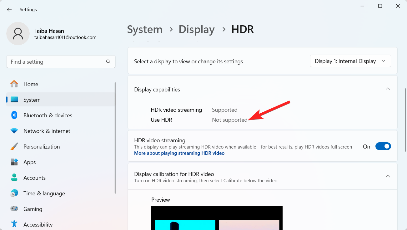 Выберите функцию «Использовать HDR».