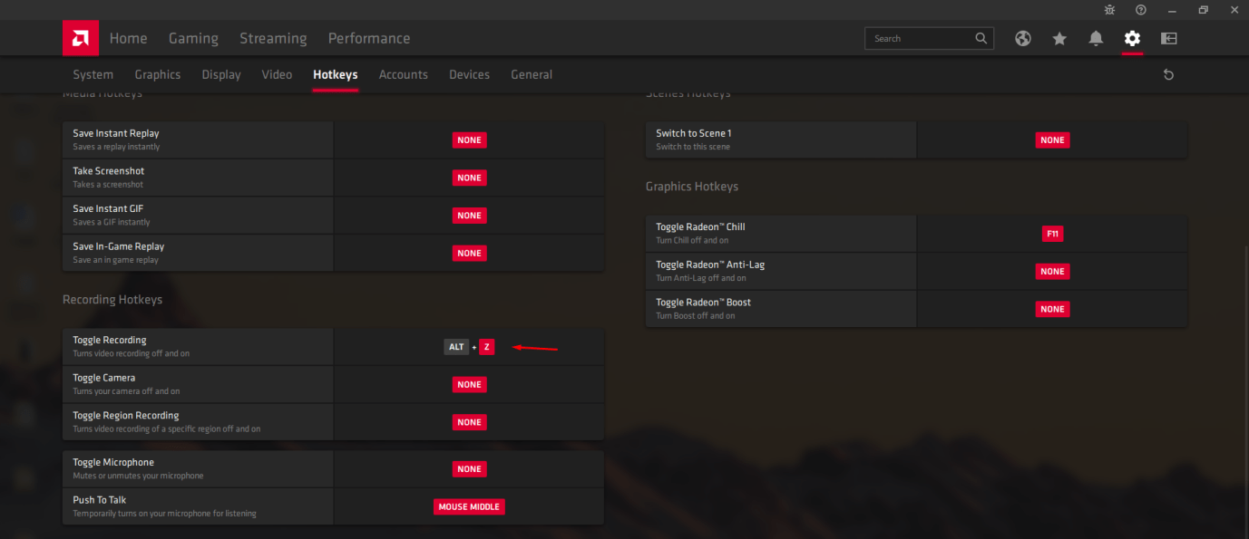 gear player hotkeys not working