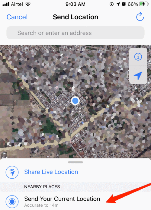 How to Share Fake Live Location on WhatsApp iPhone  - 57