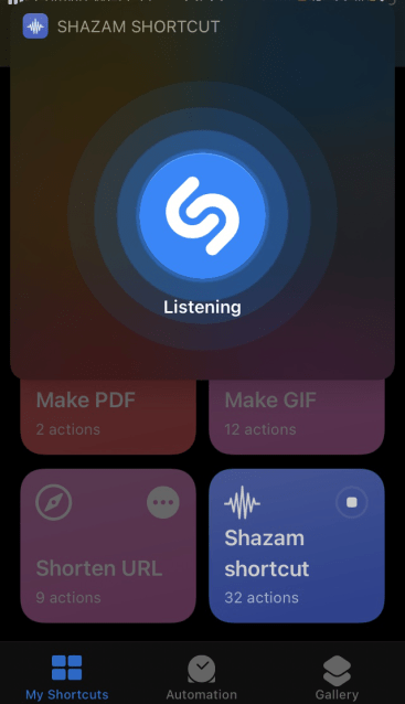 Shazam Listen