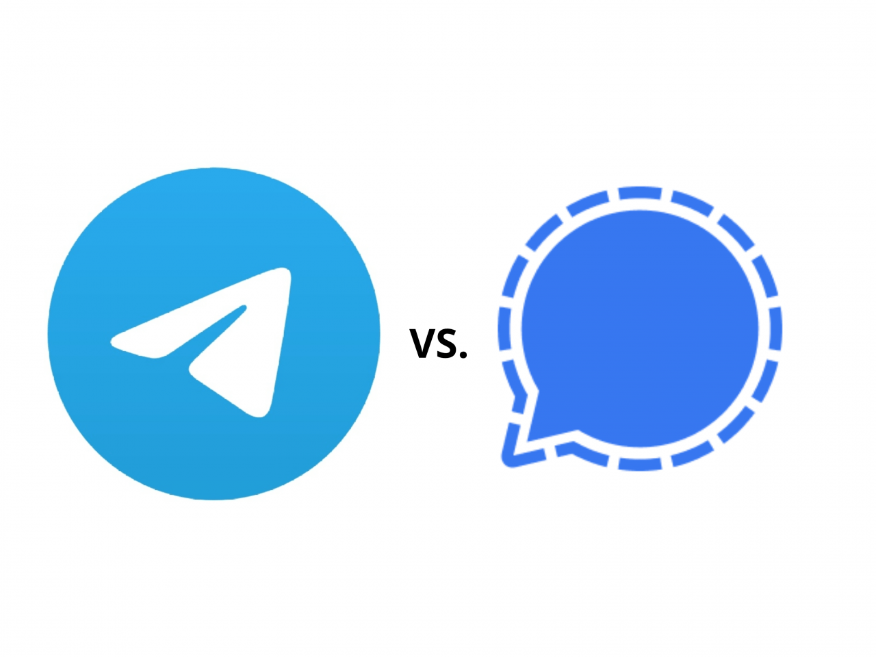 signal vs telegram users