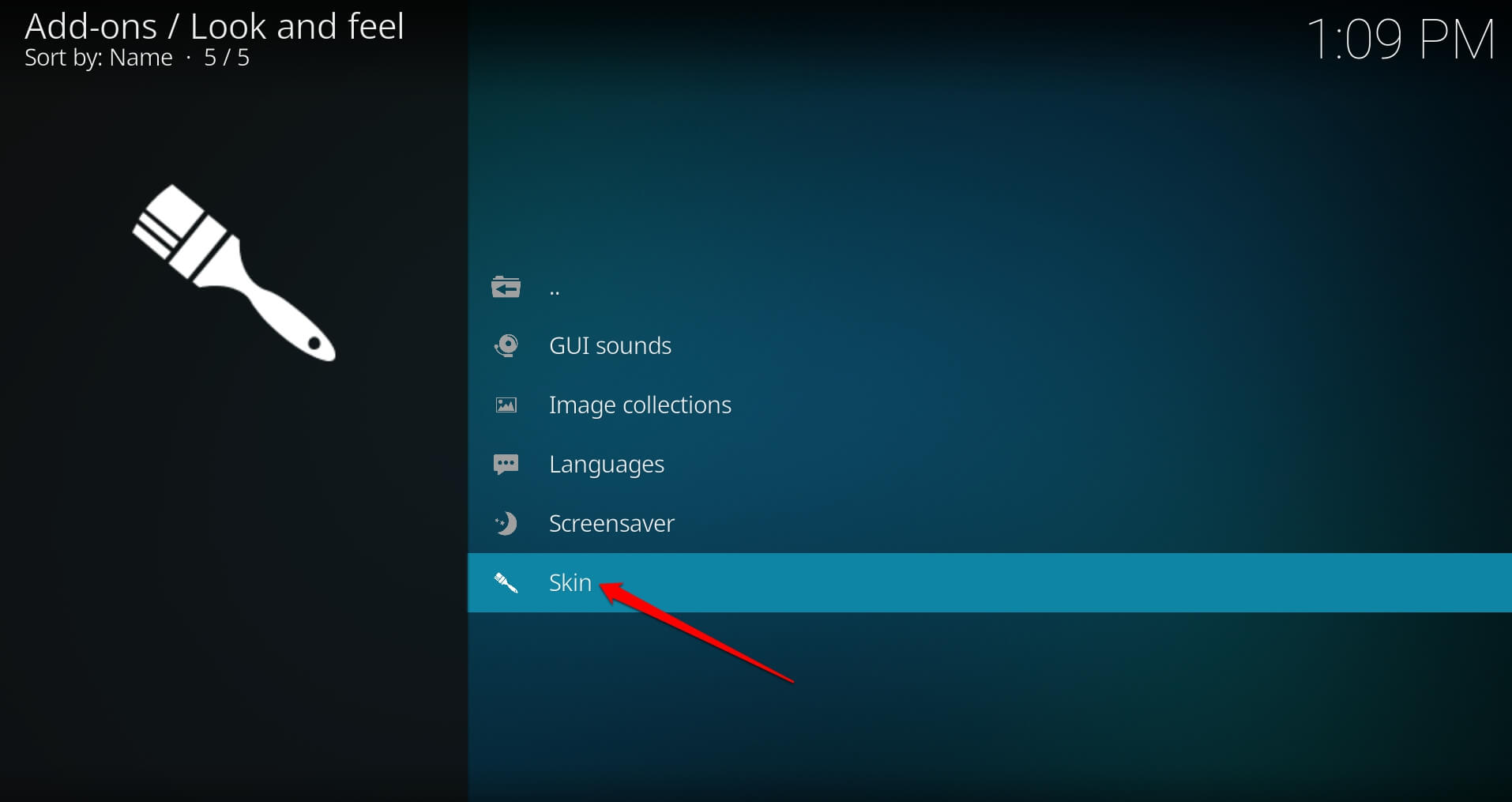 Skins on Kodi