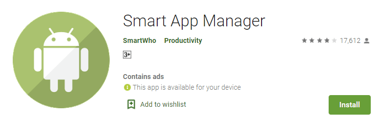 Smart App Manager