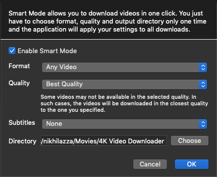 4K Video Downloader is the best way to download  playlists and more