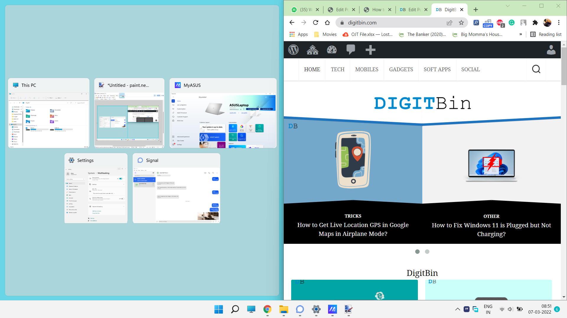 How to split screen in windows 11