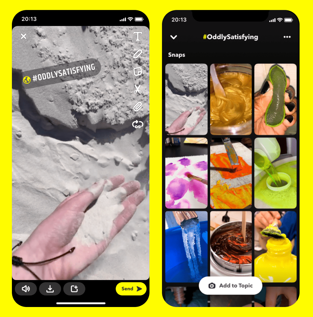 Snapchat Wicked Interface Features