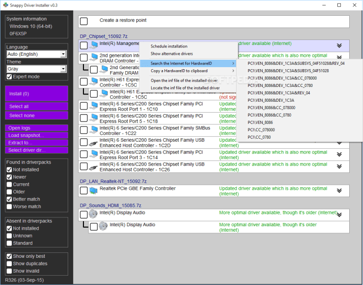 Snappy Driver Installer