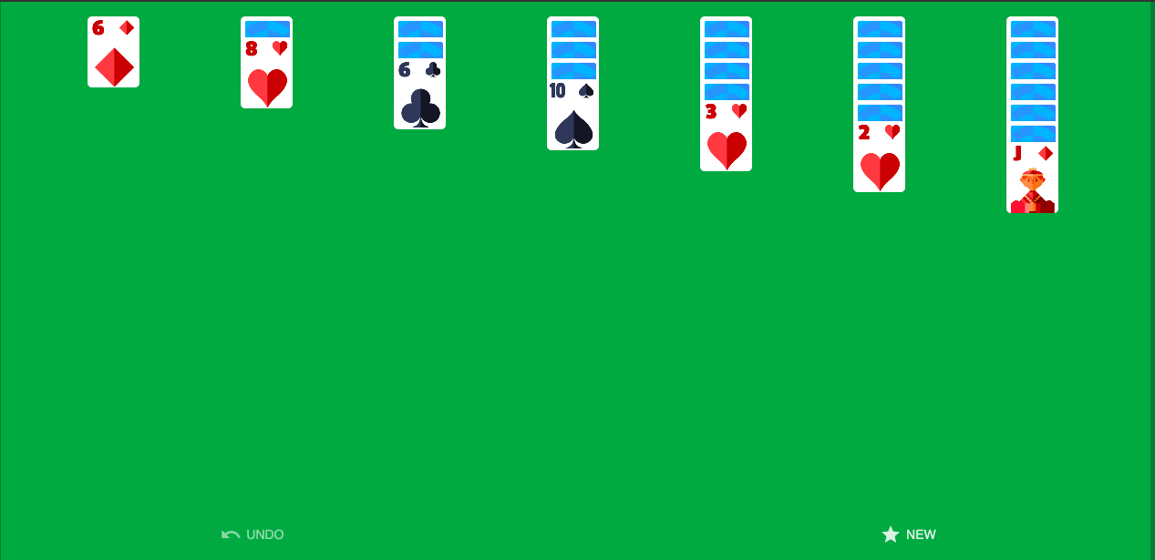 Popular Google Doodle Games - Google Solitaire