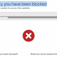 Sorry you have been blocked What is this and How to Fix