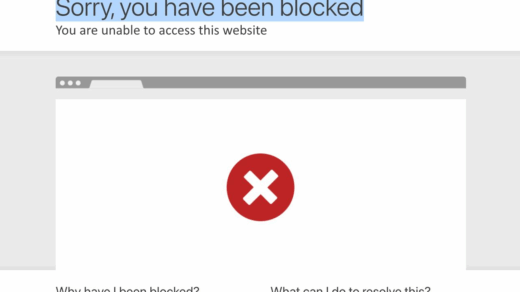 Sorry you have been blocked What is this and How to Fix