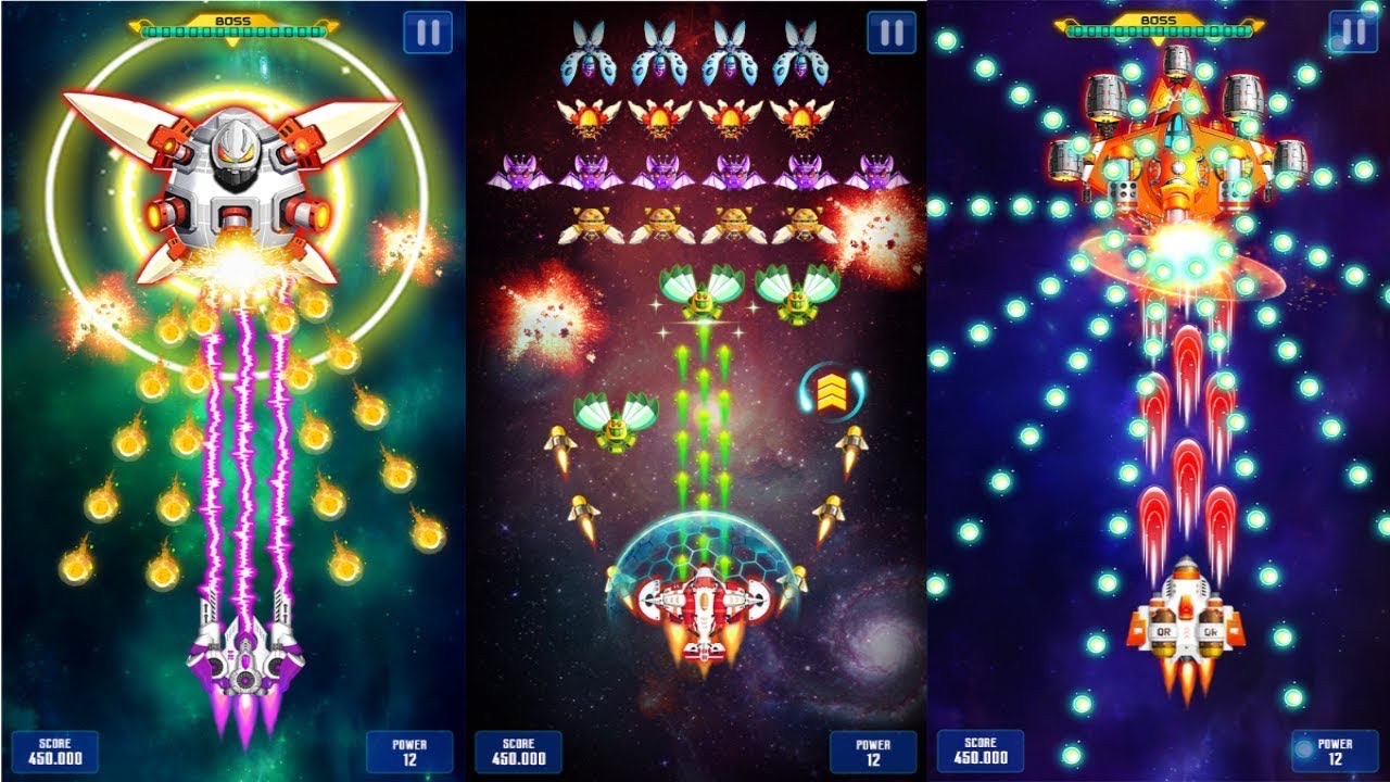 space shooting games