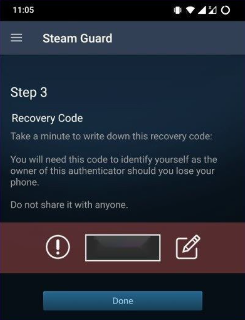 Get Guard Code Via Smartphone