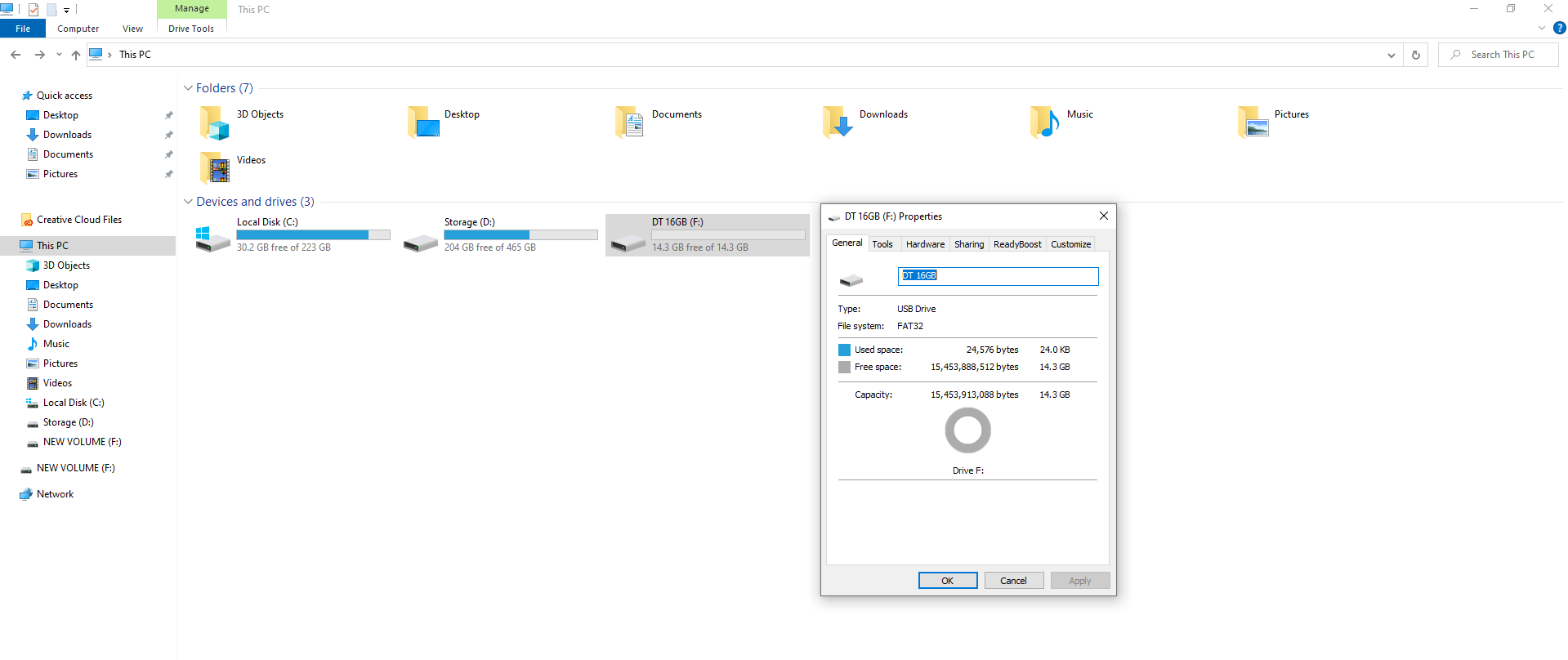 Storage Lost with Minitool