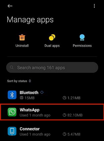 manage apps permission android
