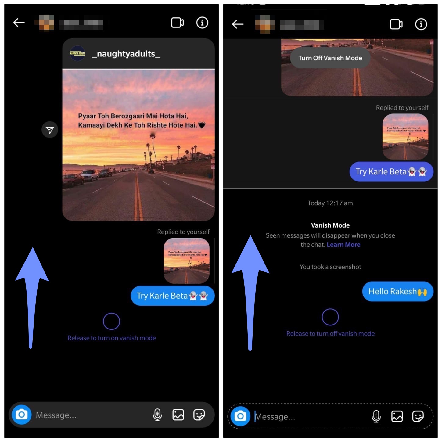 How to Enable Vanish Mode in Instagram Chat  - 56