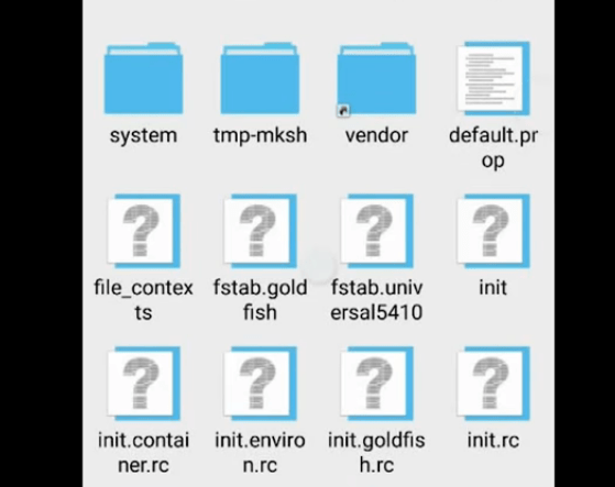 System Folder under Root Directory
