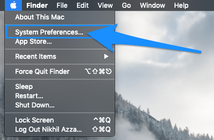 System Preferences