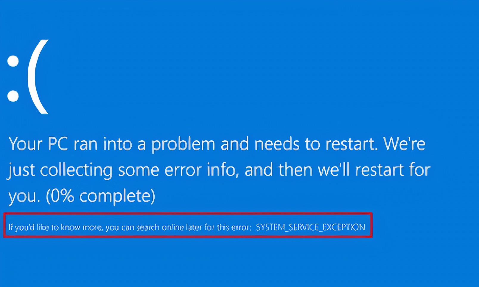 System_Service_Exception Error in Windows 11