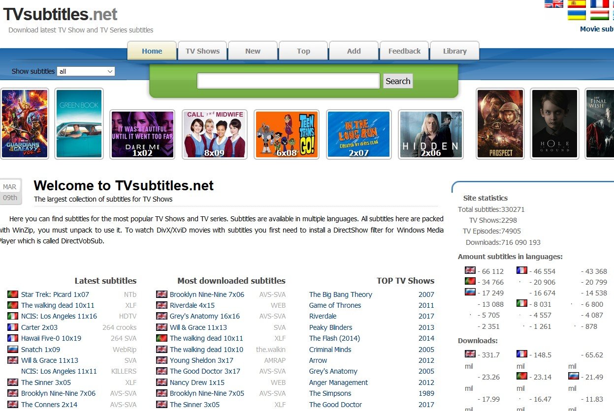 TVsubtitles.net