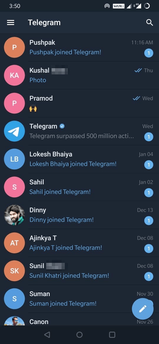 signal telegram