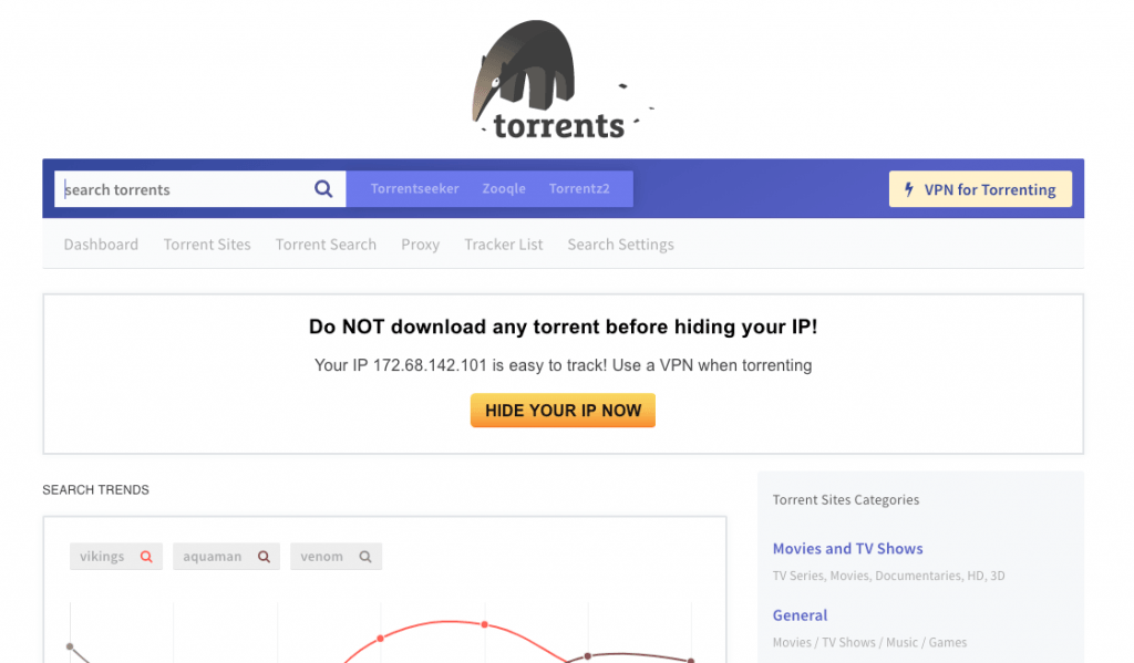 Torrents.me – Torrent Sites and Search