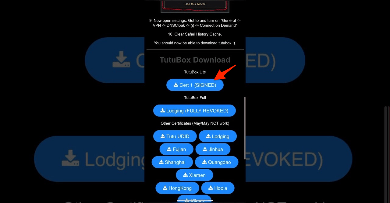 TutuBox Lite for iOS   Installation   Safety - 22