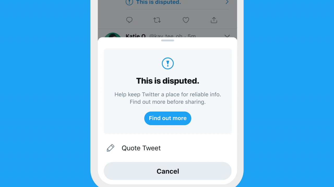 Twitter's fight against the spread of misinformation