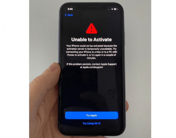 Unable to Activate iPhone fix