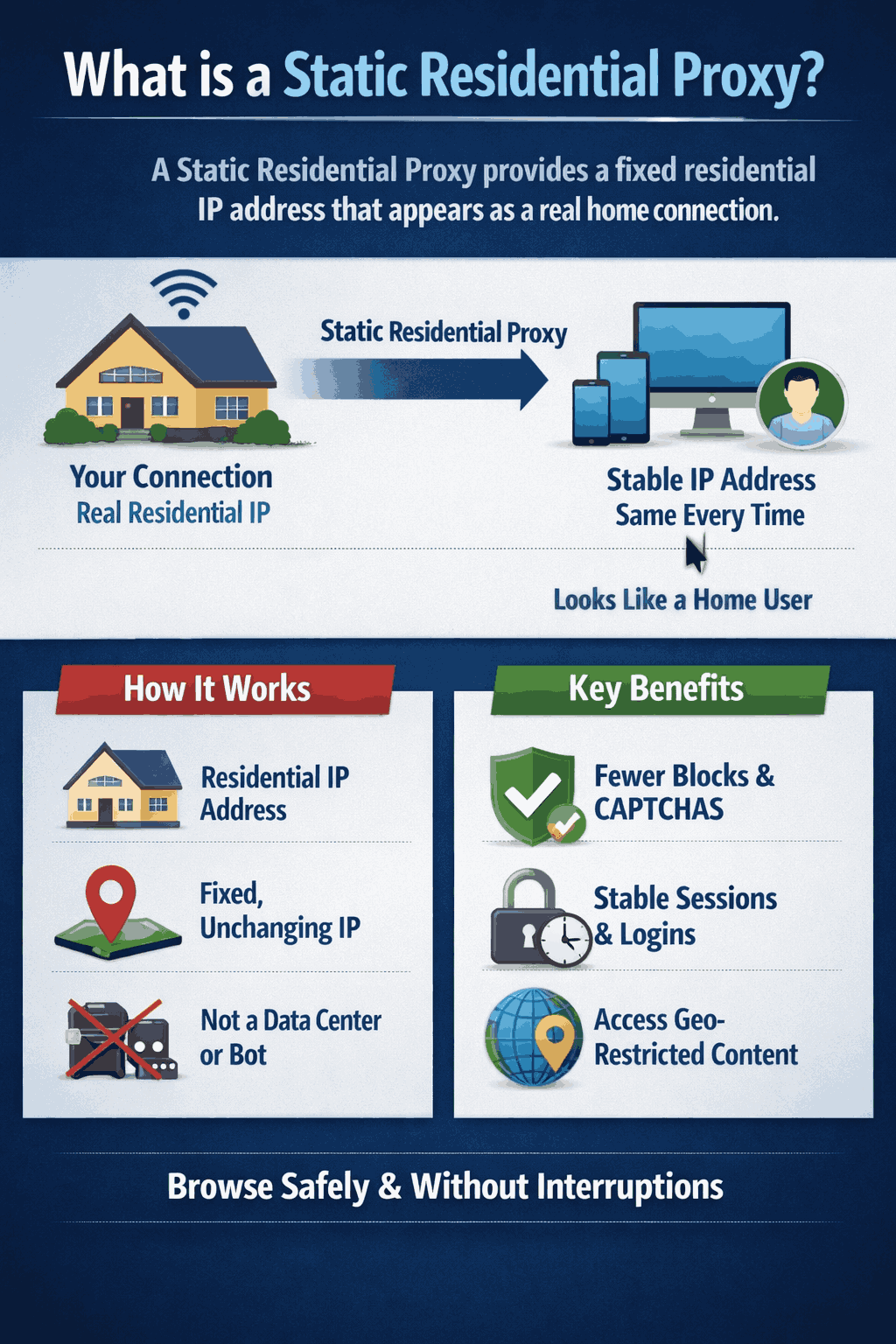 Understanding static residential proxies explained_