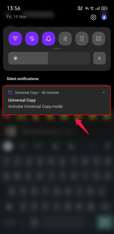 Universal Copy Notification