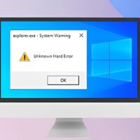Unknown Hard Error Fix Windows 11