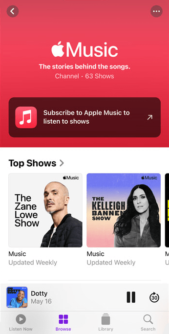 Update Apple Music