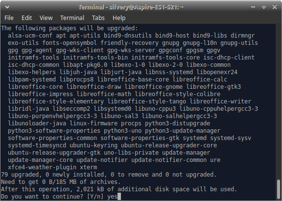 Update Linux OS from Terminal - 8
