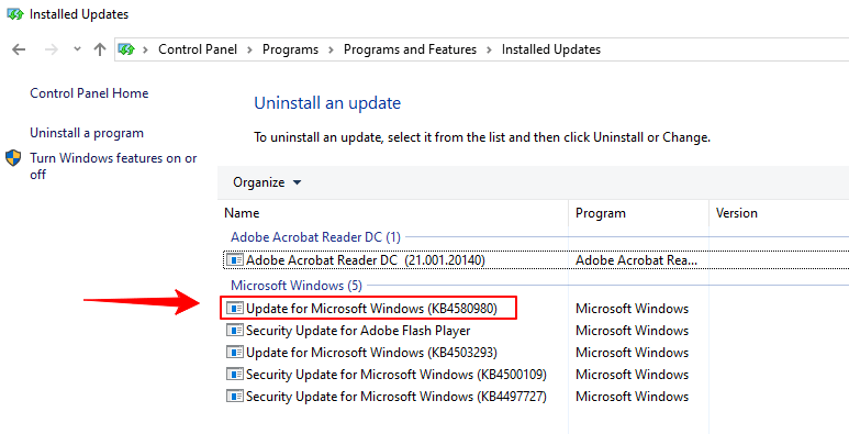 Update Microsoft Windows